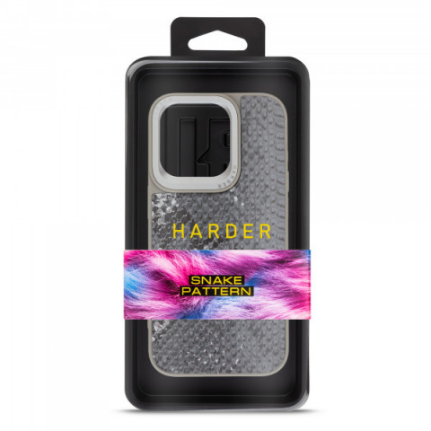 Чохол Harder Snake Pattern для Apple iPhone 14 Pro Grey Silver (ARM76810)