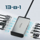USB-хаб Promate VersaHub USB Type-C 13-в-1 Grey