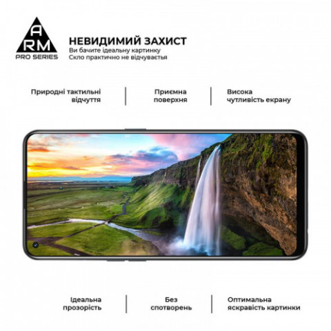 Захисне скло Armorstandart Pro для Oppo Reno5 Lite Black, 0.33mm (ARM58787)