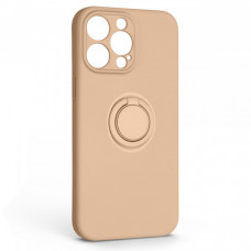 Чохол ArmorStandart Icon Ring для Apple iPhone 14 Pro Max Pink Sand (ARM68721)
