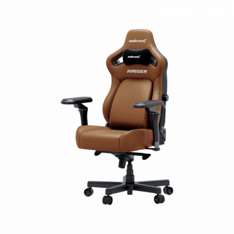 Крісло геймерське ігрове Anda Seat Kaiser 4 V2 Size XL Brown PVC Купити в Україні