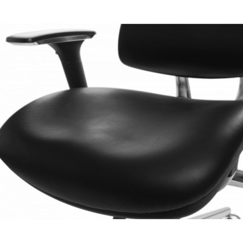 Офісне крісло GT Racer X-807 Leather Black (P-02)