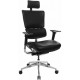 Офісне крісло GT Racer X-807 Leather Black (P-02)