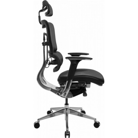 Офісне крісло GT Racer X-807 Leather Black (P-02)