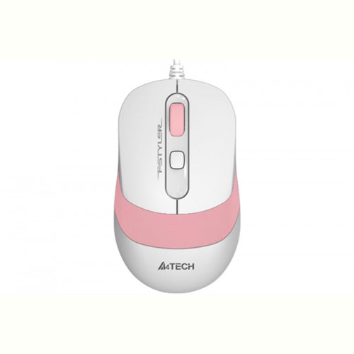Мишка A4Tech FM10 White/Pink USB