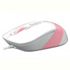 Мишка A4Tech FM10 White/Pink USB