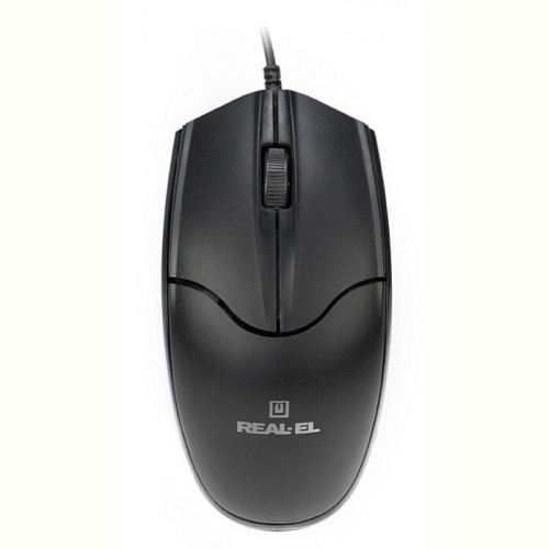 Мишка REAL-EL RM-410 Silent Black USB