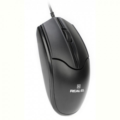 Мишка REAL-EL RM-410 Silent Black USB