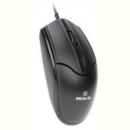 Мишка REAL-EL RM-410 Silent Black USB