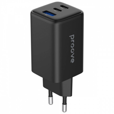 МЗП Proove Pocket GaN 65W (2Type-C + USB) black Купити в Україні