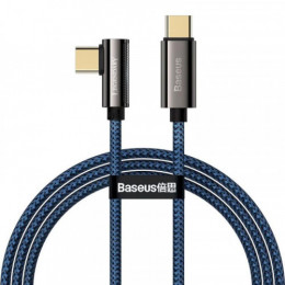 Кабель Baseus Legend Series Elbow USB-C-USB-C, 2м, Blue (CACS000703)