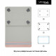 Чохол універсальний для планшетів ArmorStandart Silicone Hooks 10 Rose Gold (ARM59080)