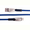 Кабель Dengos USB-USB Type-C 0.25м Blue (PLS-TC-SHRT-PLSK-BLUE)