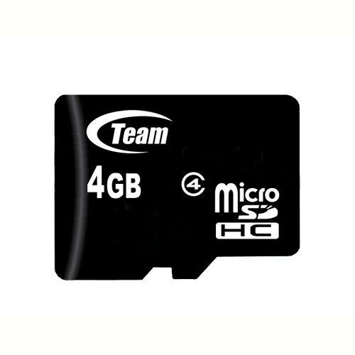 Карта пам`ятi MicroSDHC 4GB Class 4 Team (TUSDH4GCL402)