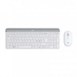 Комплект (клавіатура, мишка) бездротовий Logitech MK470 White USB (920-009205)