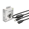 Кабель Digitus USB 2.0 (AM/AF) 10.0m, активний, Black