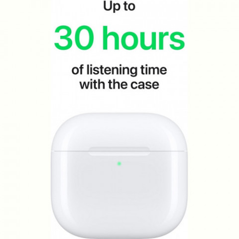 Bluetooth-гарнiтура Apple AirPods 4 (MXP63ZE/A)
