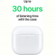 Bluetooth-гарнiтура Apple AirPods 4 (MXP63ZE/A)