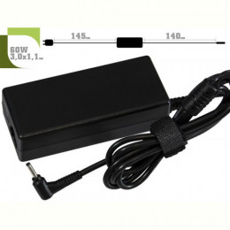 Блок живлення 1StCharger для ноутбука Samsung 19V 60W 3.16A 3.0х1.0мм + каб.живл. (AC1STSA60WC)