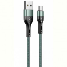 Кабель Usams US-SJ450 USB - Micro USB, 1 м, Green (SJ450ZJ02)