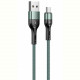 Кабель Usams US-SJ450 USB - Micro USB, 1 м, Green (SJ450ZJ02)