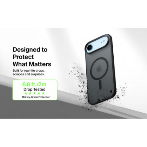 Чохол Belkin Magnetic Protective Grip для iPhone Air Black (MSA037HQBK)