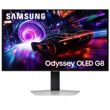 Монітор Samsung 27" Odyssey G8 G81SF (LS27FG812SIXCI) OLED Silver 240Hz