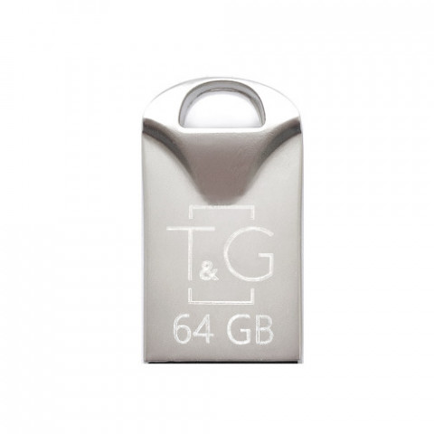 Флеш-накопичувач USB 64GB T&G 106 Metal Series Silver (TG106-64G)