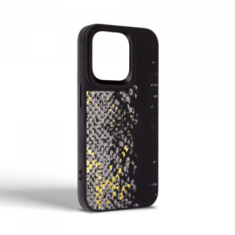 Чохол Harder Snake Pattern для Apple iPhone 15 Pro Black (ARM76793)