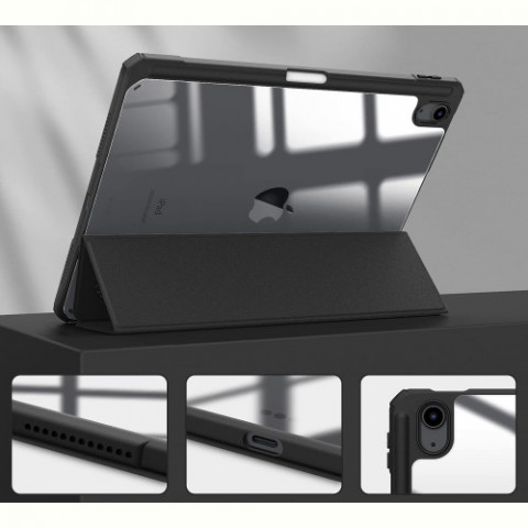 Чохол-книжка BeCover Soft Edge TPU з кріпленням Apple Pencil для Apple iPad Air 11" M4 2026 Black (715255)