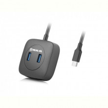 USB-хаб REAL-EL CQ-407 4 ports