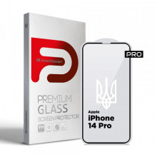 Захисне скло ArmorStandart Pro 3D LE для Apple iPhone 14 Pro Black (ARM65657)