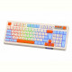 Клавiатура бездротова Maxxter KBGW-3C01-UA White