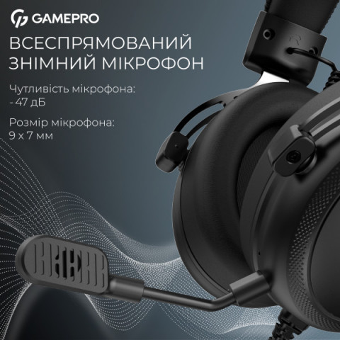 Бездротова ігрова гарнітура GamePro Asgard Skald (HS850B) Купити в Україні