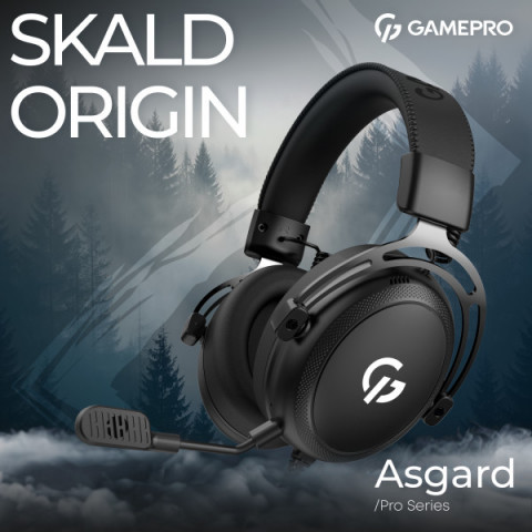 Бездротова ігрова гарнітура GamePro Asgard Skald (HS850B) Купити в Україні