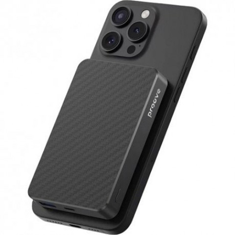 Зовнішній акумулятор Proove Carbon Slim 10000mAh 22.5W Black (PBCS22110001)
