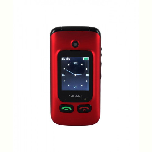 Мобiльний телефон Sigma mobile Comfort 50 Shell Duo Type-C Dual Sim Red/Black (4827798212516)