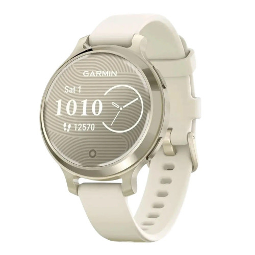 Смарт-годинник Garmin Lily 2 Active Lunar Gold with Bone Silicone Band (010-02891-50)
