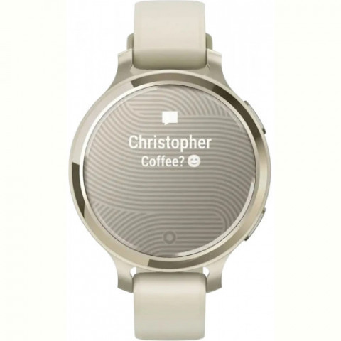 Смарт-годинник Garmin Lily 2 Active Lunar Gold with Bone Silicone Band (010-02891-50)