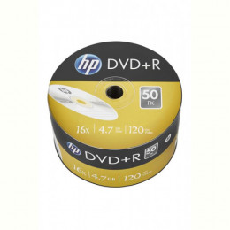 Диски DVD+R HP (69305 /DRE00070-3) 4.7GB 16x, без шпинделя, 50 шт