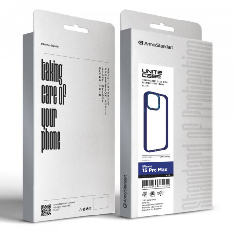 Чохол ArmorStandart UNIT2 для Apple iPhone 15 Pro Max Blue (ARM69988)