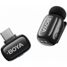 Бездротовий петличний мікрофон Boya mini 2-06 Type-C Black