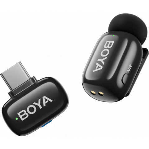 Бездротовий петличний мікрофон Boya mini 2-06 Type-C Black Купити в Україні