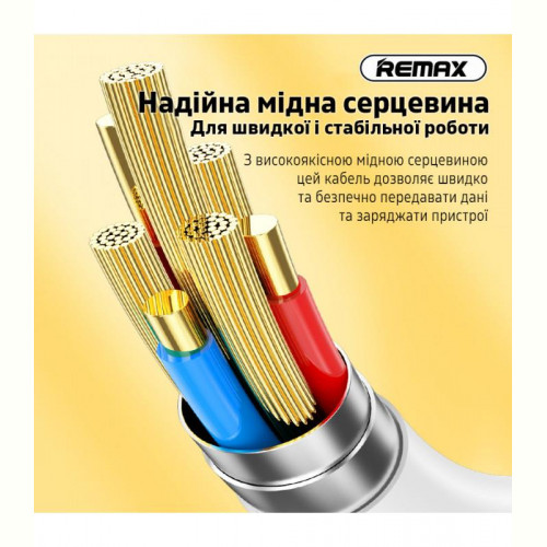 Кабель Remax Marlik Series Power Delivery Type-C to Type-C 65W White (RC-191)