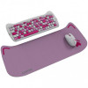 Комплект бездротовий (клавіатура, мишка) Canyon HSET-W6 Kitty Edition Pink (CNS-HSETW6PK)