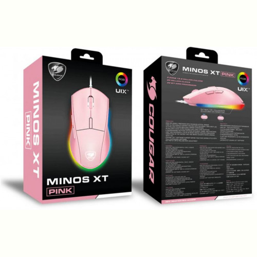 Мишка Cougar Minos XT Pink USB