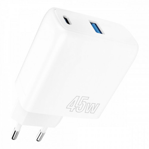 МЗП Proove Silicone Power 45W (Type-C + USB) white Купити в Україні