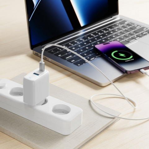 МЗП Proove Silicone Power 45W (Type-C + USB) white Купити в Україні