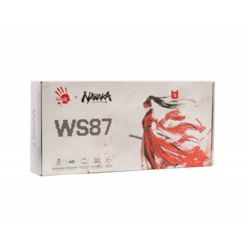 Механічна ігрова бездротова клавіатура Bloody WS87 (Naraka)