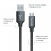 Кабель ColorWay USB-MicroUSB, 1м Black (CW-CBUM002-BK)